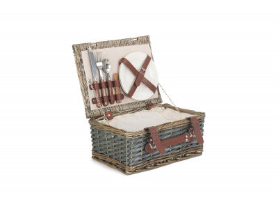 SMALL 2 PERSON CHIPWOOD HAMPER