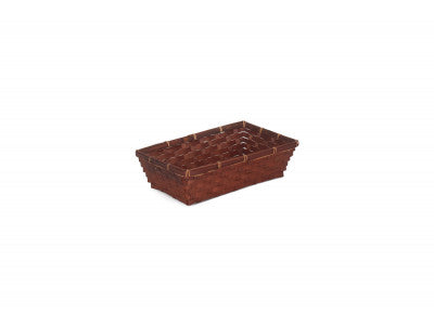 SMALL DARK BROWN BAMBOO PACKING TRAY