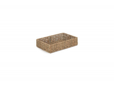 SMALL RECTANGULAR SEAGRASS TRAY