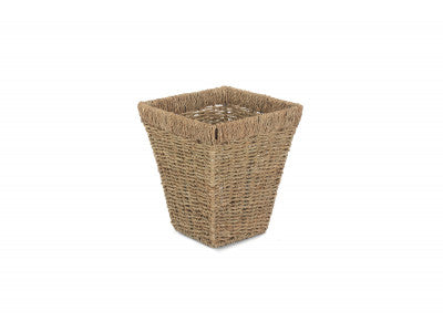 SEAGRASS SQUARE WASTE PAPER BASKET