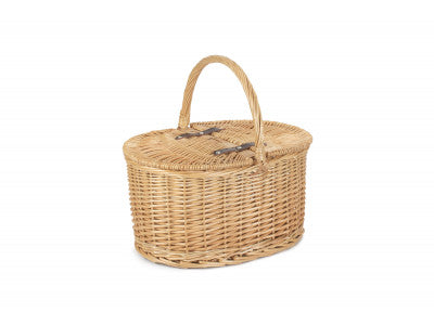 BUFF OVAL PICNIC BASKET