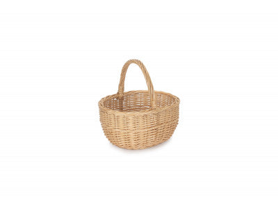 SMALL BUFF OVAL SHOPPER