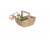 MEDIUM OAK EFFECT WOODEN TRUG