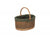 COUNTRY OVAL SHOPPER with GREEN TWEED LINING