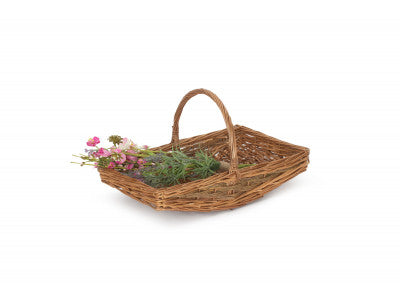 SMALL UNPEELED WILLOW GARDEN TRUG