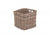 SQUARE RATTAN STORAGE BASKET