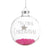 Baby Girl First Christmas Bauble