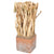 Fluffy Dried Grass Bouquet in Terracotta Pot- Large