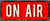 Vintage Metal Sign - On Air Recording Sign