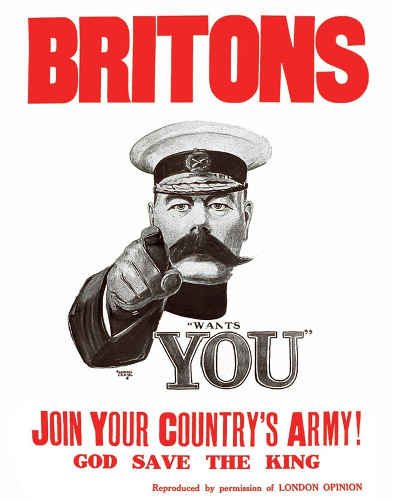 Vintage Metal Sign - Retro Propaganda - Join Your Country's Army