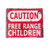 Vintage Metal Sign - Caution Free Range Children Wall Sign