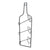 Wall Mounted Black Metal Wine Bottle Holder