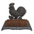 Cast Iron Garden Boot Brush, Cockerel Design