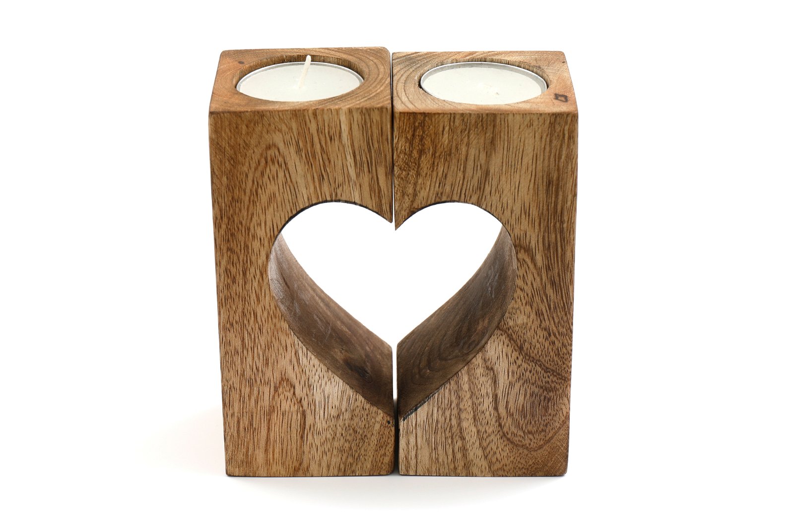 Cut-Out Heart Tealight Holders