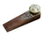 Brown Doorstop With Wooden Knob