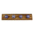 Blue & White Decorative Coat Hooks On Wooden Base