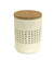 Heart Cut Out Storage Canister With Wood Lid