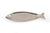 Small Metal Silver Fish Shaped Tray 42cm