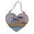 Seashore Hanging Wooden Heart Plaque