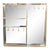 Gold Metal And Glass Mirror Wall Hung Jewellery Box