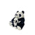 Fabric Mother and Baby Panda Doorstop