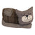 Sleeping Cat Fabric Doorstop, Brown