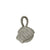 Grey Knot Velvet Effect Doorstop