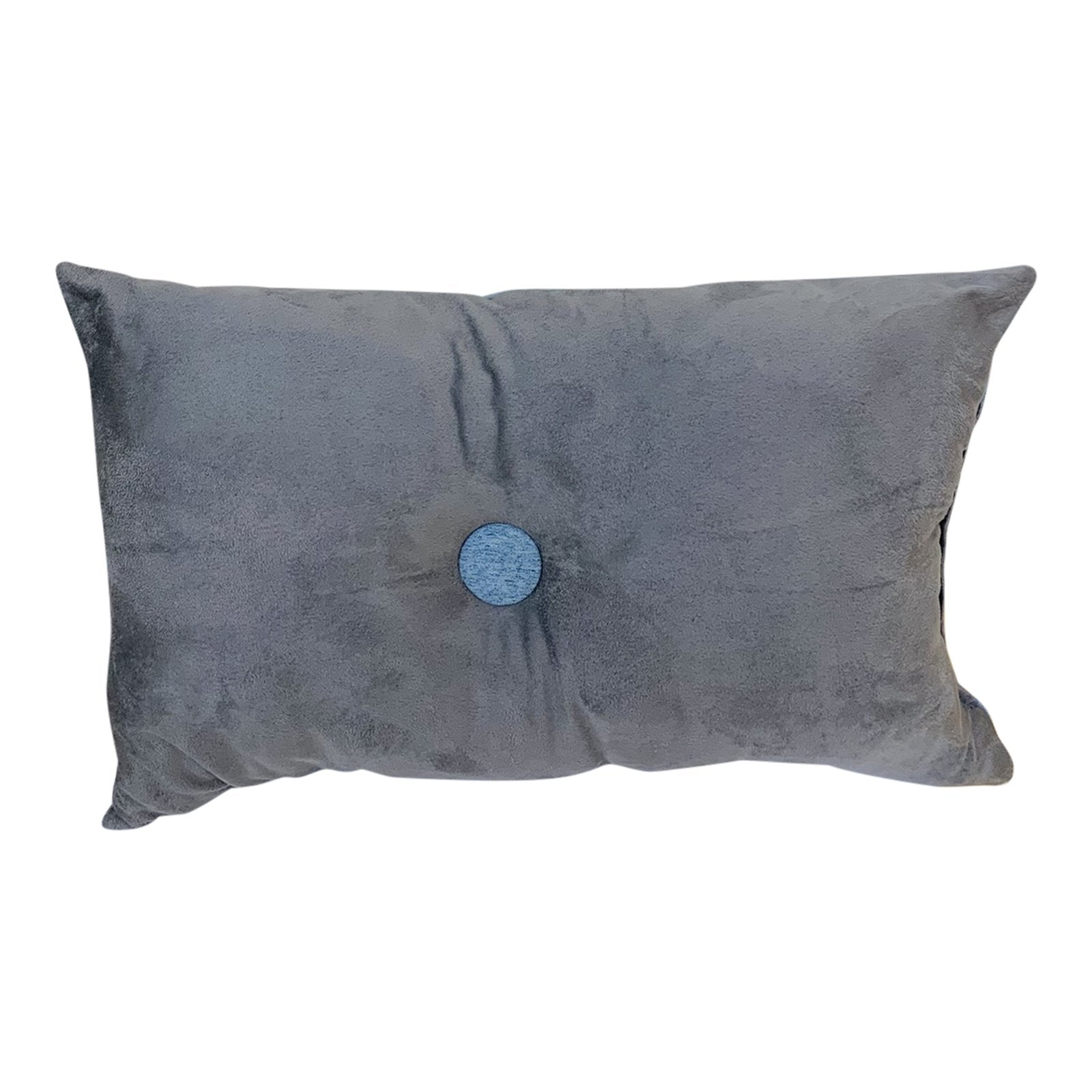 Double Side Rectangular Scatter Cushion Grey 45cm