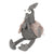 Grey Chicken Fabric Doorstop 36cm