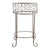 Cream Scroll Metal Plant Stand