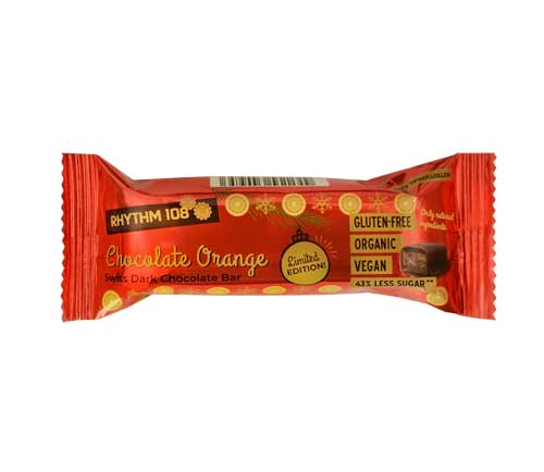 RHYTHM 108 - LIMITED EDITION SWISS CHOCOLATE ORANGE 15X33g [WHOLE CASE] by RHYTHM 108 - The Pop Up Deli